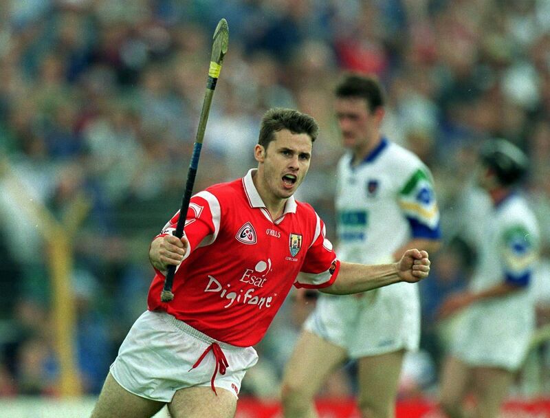 Cork's Kevin Murray celebrates a point against Waterford in 1999. Picture: Ray McManus/Sportsfile