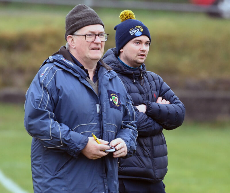Kanturk manager Tom Walsh and coach Colm Fitzgerald. Picture: Eddie O'Hare Kanturk manager Tom Walsh and coach Colm Fitzgerald. Picture: Eddie O'Hare