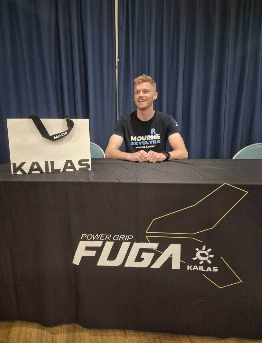 Cork Ultra runner Cillian Fleming after he signed a new sponsorship deal with Team Kailas Fuga recently. Cork Ultra runner Cillian Fleming after he signed a new sponsorship deal with Team Kailas Fuga recently.