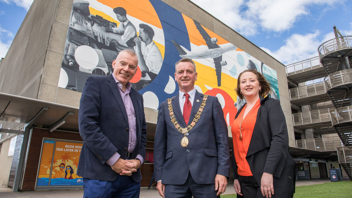 Flying colours: Cork Airport unveils mural depicting 'wonder of travel'