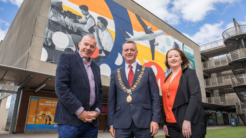Flying colours: Cork Airport unveils mural depicting 'wonder of travel'