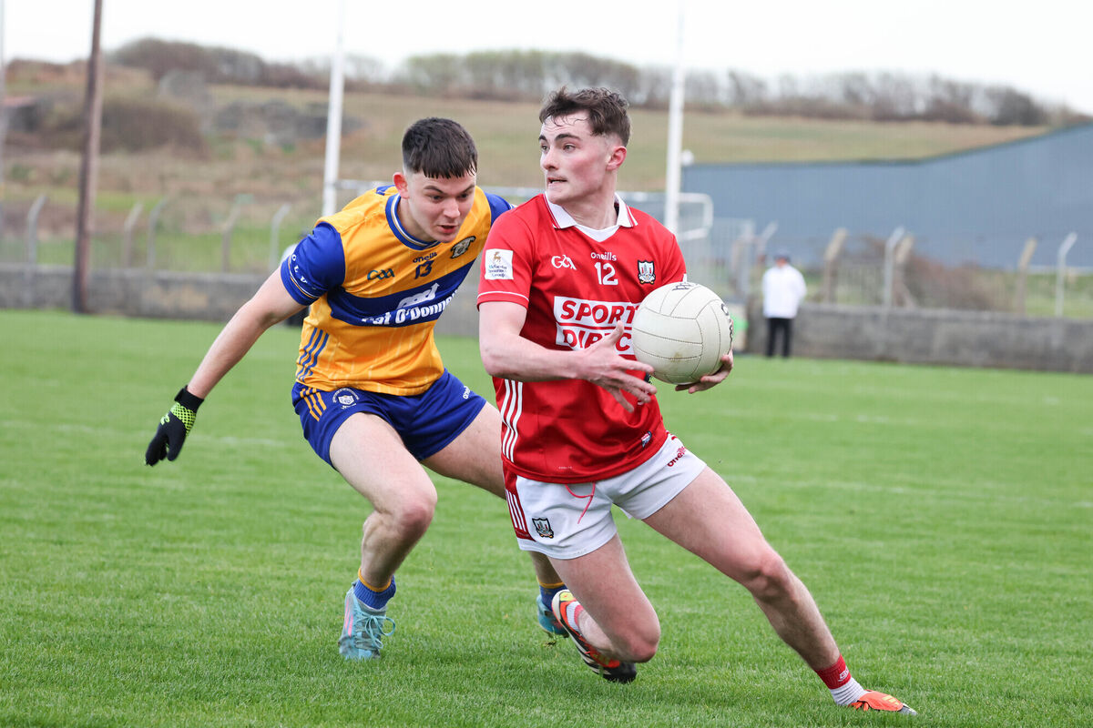 Cork's only win at U20 football level this year came away to Clare. Picture: Eamon Ward