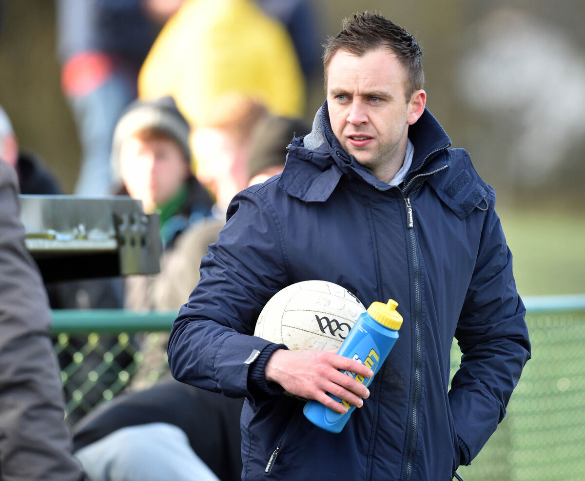 Coláiste Chríost Rí co-manager Paul Kerrigan against Tralee CBS during the Corn Uí Mhuirí back in 2017. Picture: Eddie O'Hare