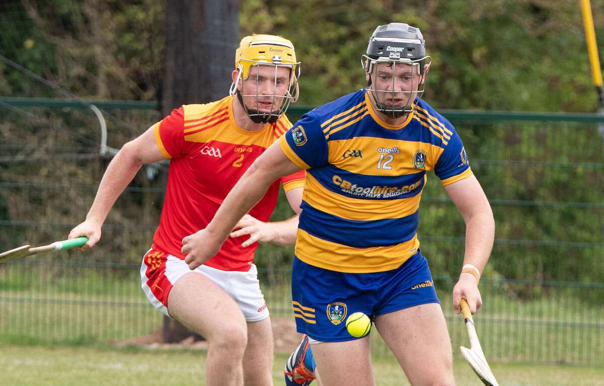 Lisgoold's Cathal Hickey and Mallow's Bill Kingston chase after a loose ball during their PIHC match in Castlelyons this year. Picture: Howard Crowdy Lisgoold's Cathal Hickey and Mallow's Bill Kingston chase after a loose ball during their PIHC match in Castlelyons this year. Picture: Howard Crowdy