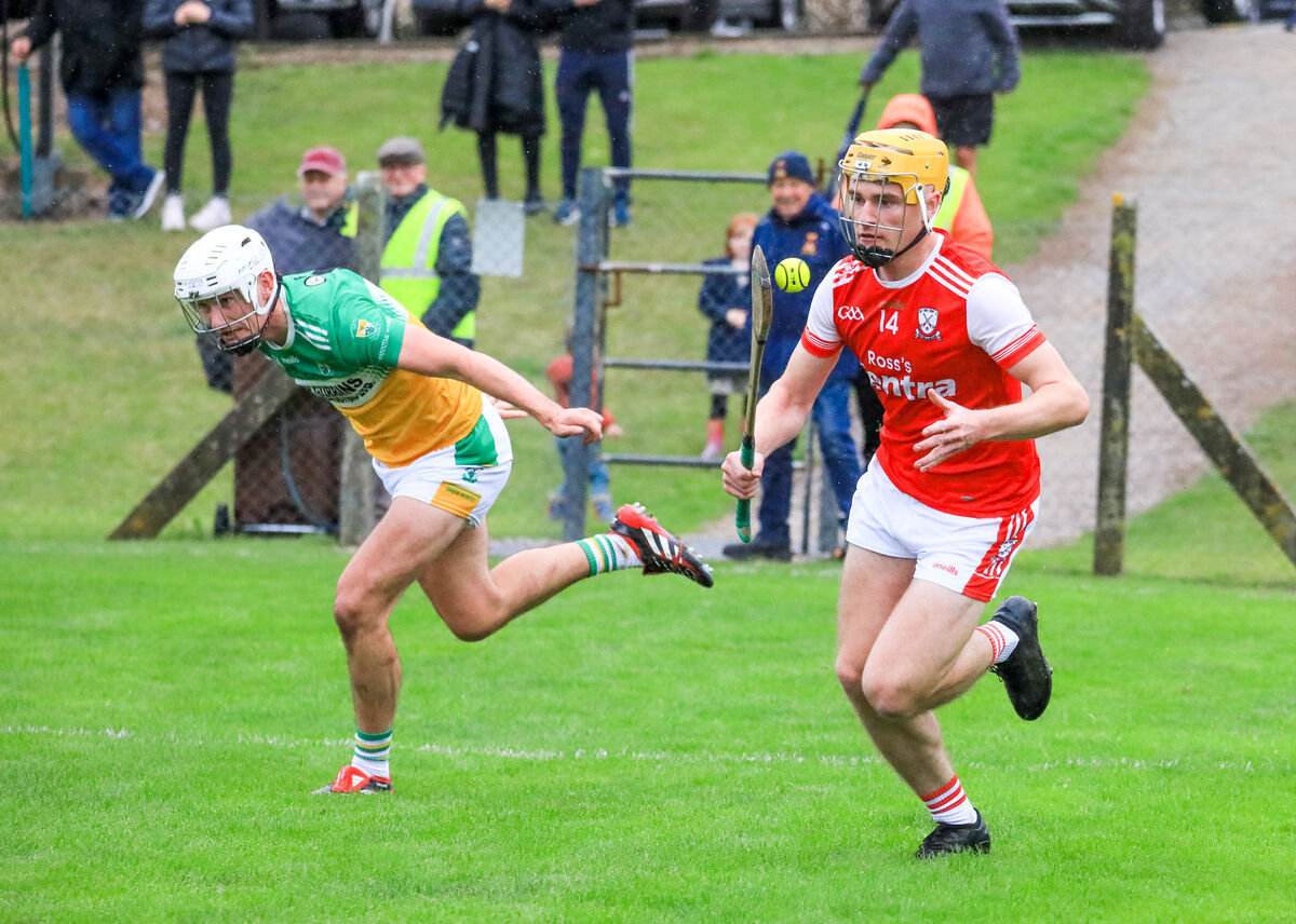Watergrasshill's Sean Desmond breaks away from Bride Rovers' Eoin Roche. Picture: David Creedon Watergrasshill's Sean Desmond breaks away from Bride Rovers' Eoin Roche. Picture: David Creedon