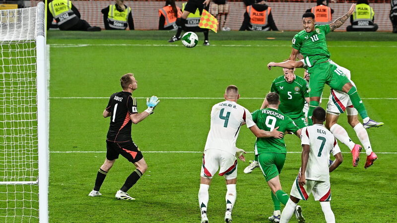 Adam Idah strikes late as Ireland battle back from two goals down against Hungary