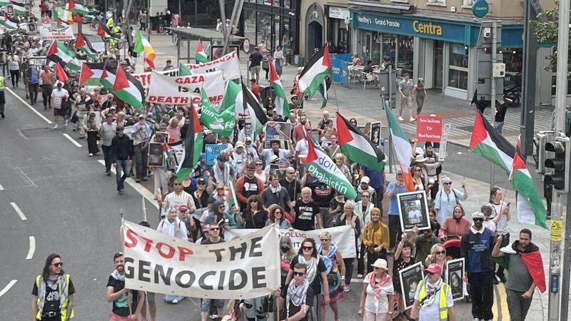 100th weekly Cork Palestine Solidarity Campaign rally held in city centre 100th weekly Cork Palestine Solidarity Campaign rally held in city centre