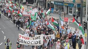 <p>The people of Cork will never falter in their support of the people of Palestine, the 100th consecutive weekly city centre Cork Palestine Solidarity Campaign (CPSC) rally heard on Saturday.</p>