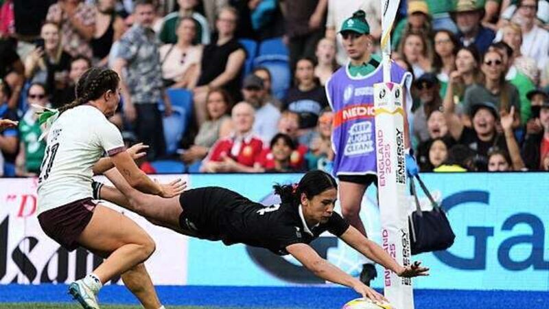 Braxton Sorensen-McGee scores hat-trick as World Cup holders NZ thrash Ireland Braxton Sorensen-McGee scores hat-trick as World Cup holders NZ thrash Ireland