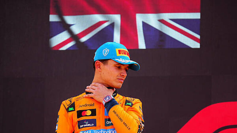 Lando Norris booed on podium after McLaren team orders at Italian Grand Prix Lando Norris booed on podium after McLaren team orders at Italian Grand Prix