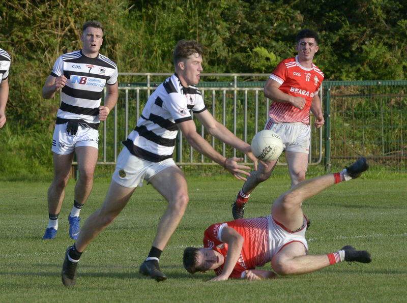  Eoin Downey on the move for St Nick's against Urhan two years ago. Picture: Denis Boyle