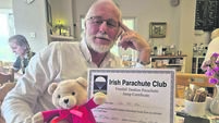 'At 125mph, you pray your hair stays on': Cork man parachutes from plane for charity 