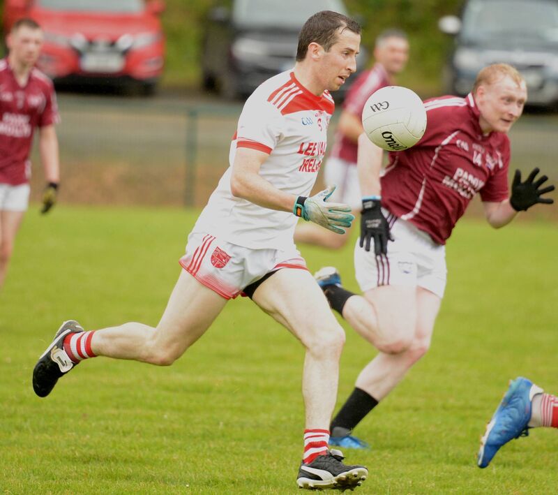 Seán O'Leary of Uibh Laoire in action against Rockchapel in the McCarthy Insurance Group FL Division 3 final in June. Picture: John Tarrant