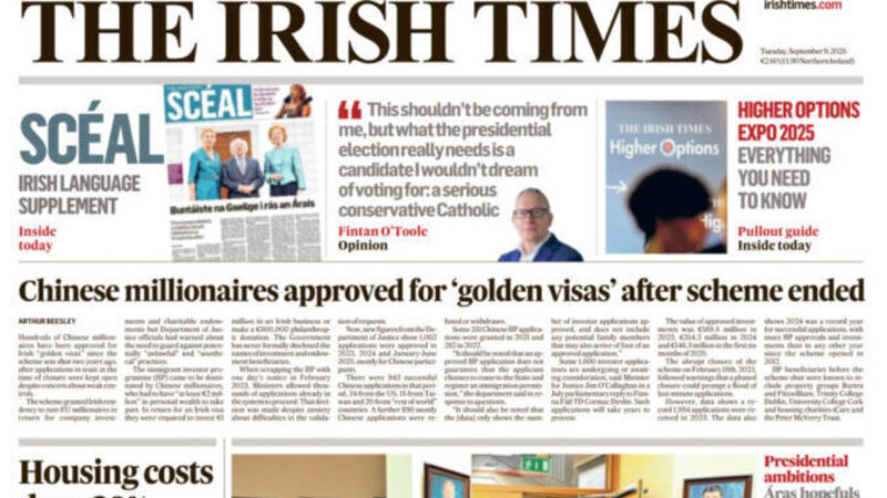What the papers say: Tuesday's front pages