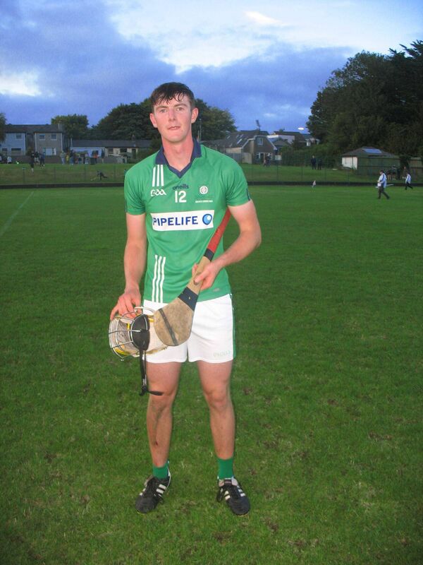 Eddie Coughlan of White's Cross, who as the game's top scorer. Eddie Coughlan of White's Cross, who as the game's top scorer.