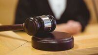 Gavel resting on sounding block