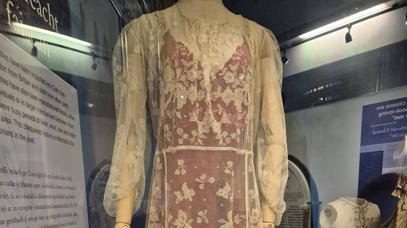 All About Cork: Lace dress from 1800s on display at Cork City Museum