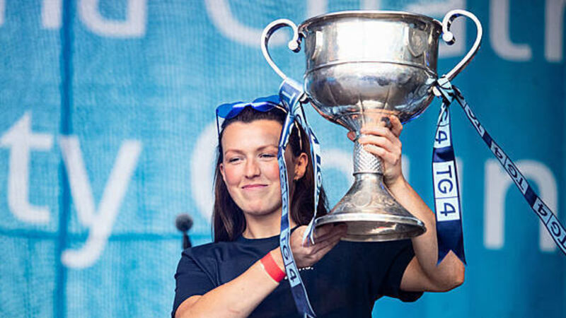 Leah Caffrey showing no signs of slowing down in Dublin's defence Leah Caffrey showing no signs of slowing down in Dublin's defence