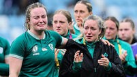 Fiona Tuite and Edel McMahon dejected after the match 14/9/2025