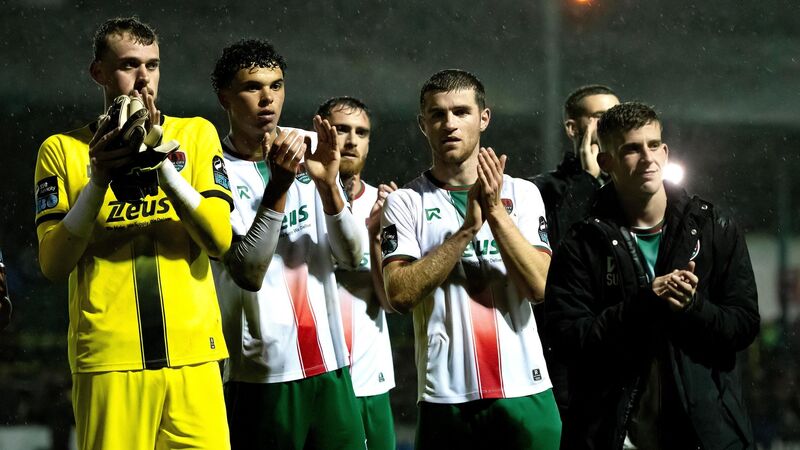 Cork City players applaud supporters after the game. Picture: ©INPHO/Evan Logan Cork City players applaud supporters after the game. Picture: ©INPHO/Evan Logan