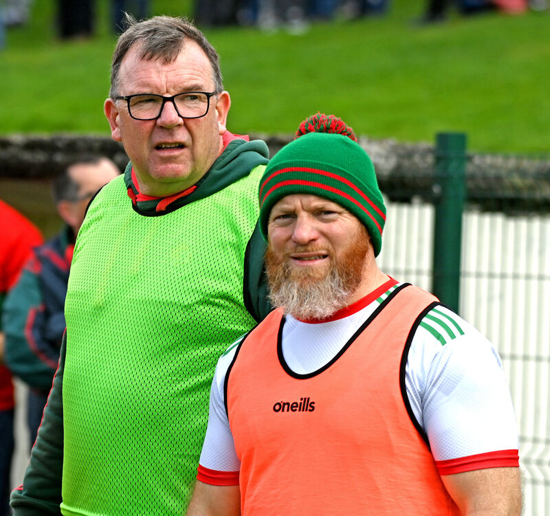 Clonakilty selector Eoin Ryan (left) and manager Martin O'Brien. Picture: Eddie O'Hare
