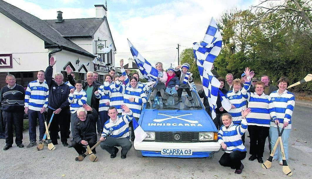 Inniscarra GAA fans and supporters outside the Wayside Inn in 2003 - it is a regular meeting point for club celebrations Picture: Richard Mill Inniscarra GAA fans and supporters outside the Wayside Inn in 2003 - it is a regular meeting point for club celebrations Picture: Richard Mill