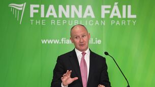 <p>Jim Gavin speaking at the at the Fianna Fáil Parliamentary Party think-in at Rochestown Park Hotel yesterday. He said that the key aim of his presidency would be “that nobody is left behind”. Picture: Damien Eagers.</p>