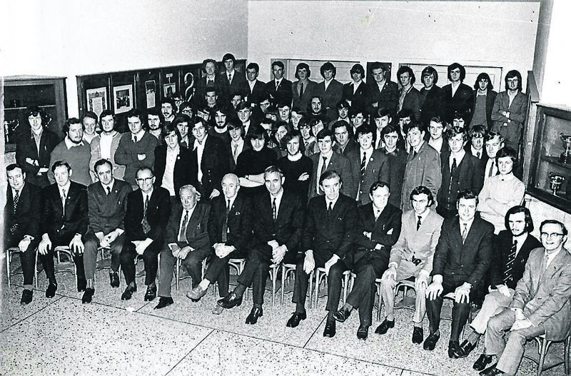 CLASS OF 1972: The group of 30 students who started a woodwork teaching training course at Cork School of Commerce in 1972, along with the previous class, the course head, other staff members, and officials from Cork City VEC, including then Chairman Gus Healy CLASS OF 1972: The group of 30 students who started a woodwork teaching training course at Cork School of Commerce in 1972, along with the previous class, the course head, other staff members, and officials from Cork City VEC, including then Chairman Gus Healy