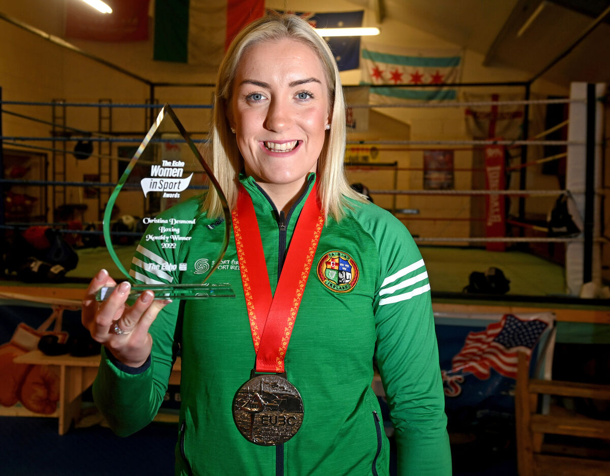 Boxer Christina Desmond, winner of The Echo Women in Sport monthly award. Picture; Eddie O'Hare