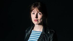 Sally Rooney attends a photocall during the Edinburgh International Book Festival on August, 2017 in Edinburgh, Scotland.