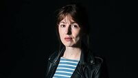 Sally Rooney attends a photocall during the Edinburgh International Book Festival on August, 2017 in Edinburgh, Scotland.