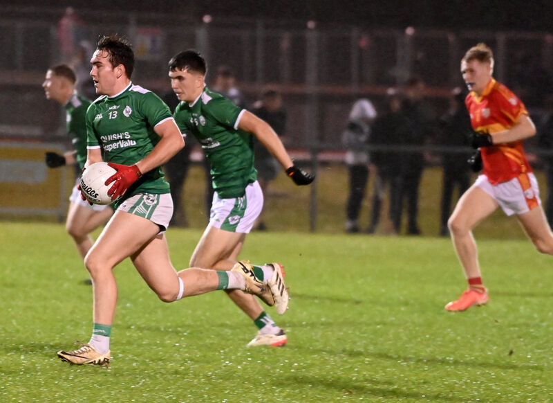Catch me if you can as Ballincollig's Danny Miskella races up field. Picture: Eddie O'Hare