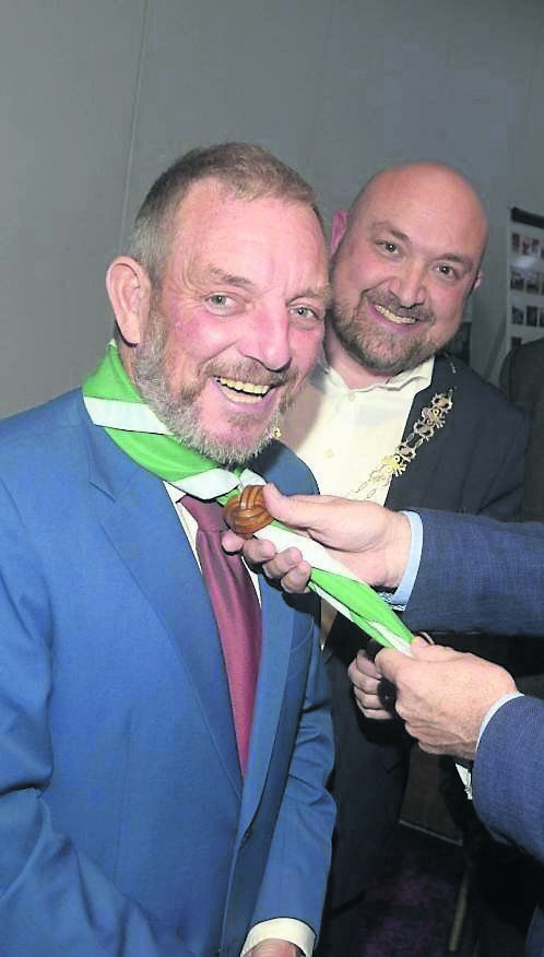 Jerry Buttimer TD and deputy lord mayor Terry Coleman at the 50th anniversary celebration