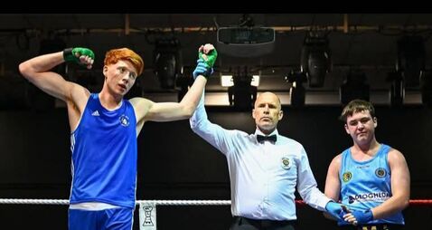 William Heaphy, Golden Gloves BC gave an exhibition of boxing to win the 80kg U17 national title