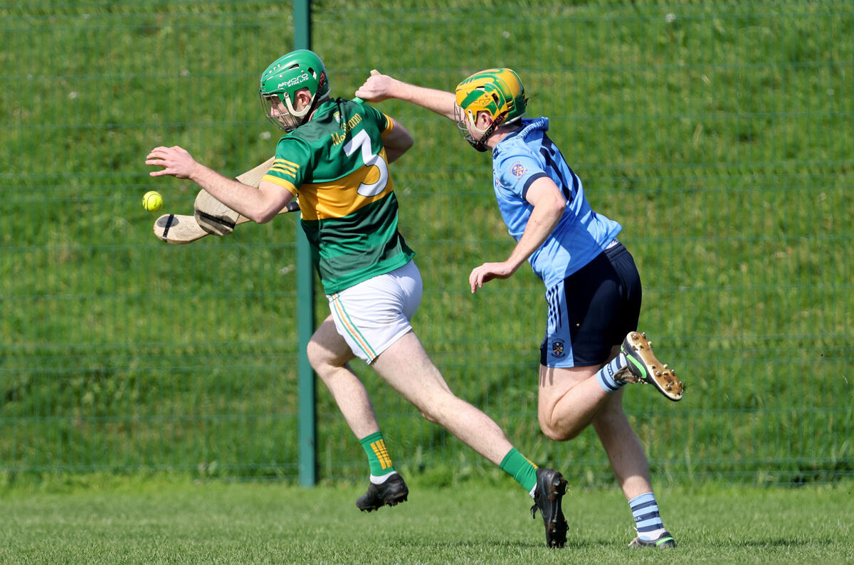 Maurice O'Keeffe, Meelin, SEan Holland, Barryroe. 2025 Premier Junior Hurling Championship regulation play off, Meelin V's Barryroe, at Blarney, Co. Cork. Maurice O'Keeffe, Meelin, SEan Holland, Barryroe. 2025 Premier Junior Hurling Championship regulation play off, Meelin V's Barryroe, at Blarney, Co. Cork.