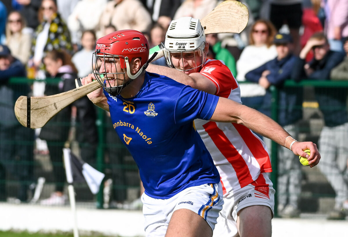 St Finbarr's Brian Hayes tries to get away from Imokilly's Ciaran O'Brien during their Premier SHC quarter-final at Midleton. Picture: David Keane. St Finbarr's Brian Hayes tries to get away from Imokilly's Ciaran O'Brien during their Premier SHC quarter-final at Midleton. Picture: David Keane.