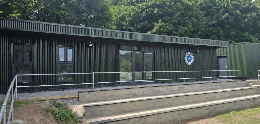 The new Avondale dressing rooms at Beaumont 