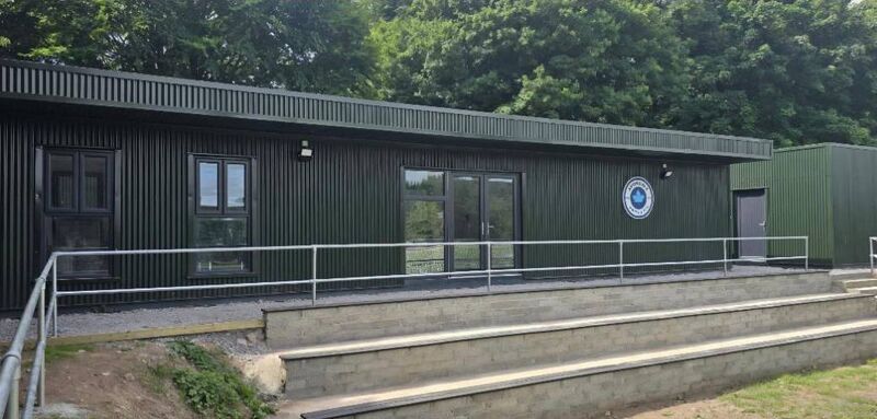 The new Avondale dressing rooms at Beaumont 