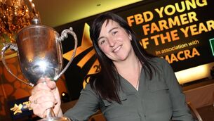 <p>Winner of the FBD Young Farmer of the Year 2025 - Aileen Sheehan, a dairy farmer from Blarney in Co. Cork.</p>