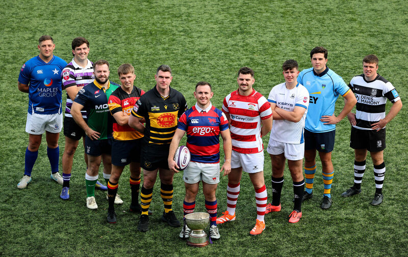 St. Mary’s Dan Goggin, Terenure’s Luke Clohessy, Ballynahinch’s Clayton Milligan, Landsdowne’s Stephen Madigan, Young Munster’s Allen Kennedy, Clontarf’s Dylan Donnellan, Nenagh Ormond RFC’s John Brislane, Cork Con’s Cian Desmond, UCD’s Daniel Barron and Callum Dowling of Old Belvedere