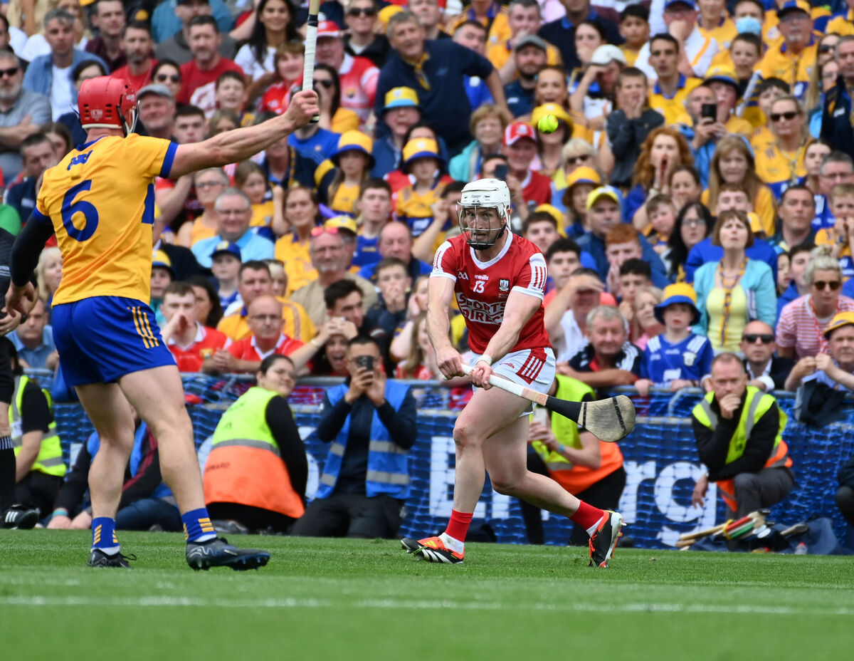 Patrick Horgan fires over a free. Picture: Eddie O'Hare