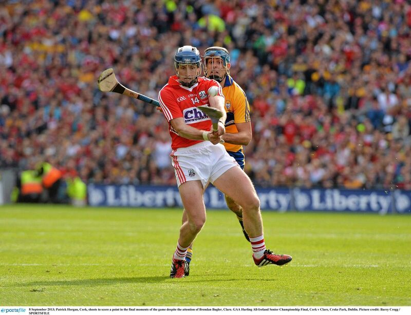 Patrick Horgan scores a point for Cork against Clare late in the drawn 2013 All-Ireland SHC final. Picture: Barry Cregg/Sportsfile Patrick Horgan scores a point for Cork against Clare late in the drawn 2013 All-Ireland SHC final. Picture: Barry Cregg/Sportsfile