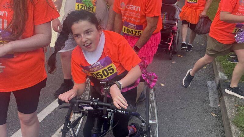 Fundraising family overjoyed when businessman donates €5k at mini marathon 