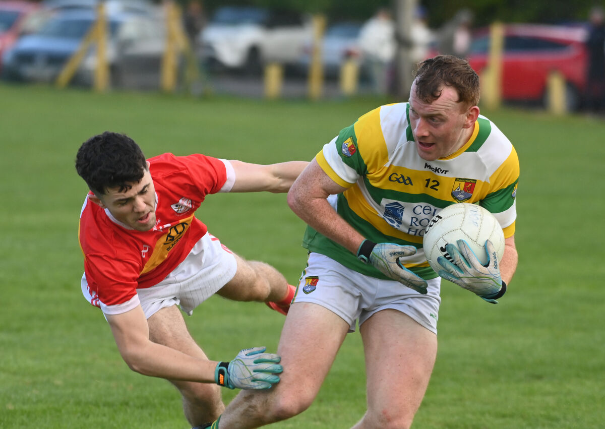 Carbery Rangers' Patrick Hurley bursts past Éire Óg's Adam McCarthy last season. Picture: Eddie O'Hare