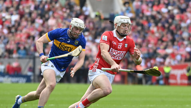 <p>Cork's Patrick Horgan gets away from Tipperary's Eoghan Connolly in this year's Munster SHC game at Páirc Uí Chaoimh. Picture: Eddie O'Hare</p>