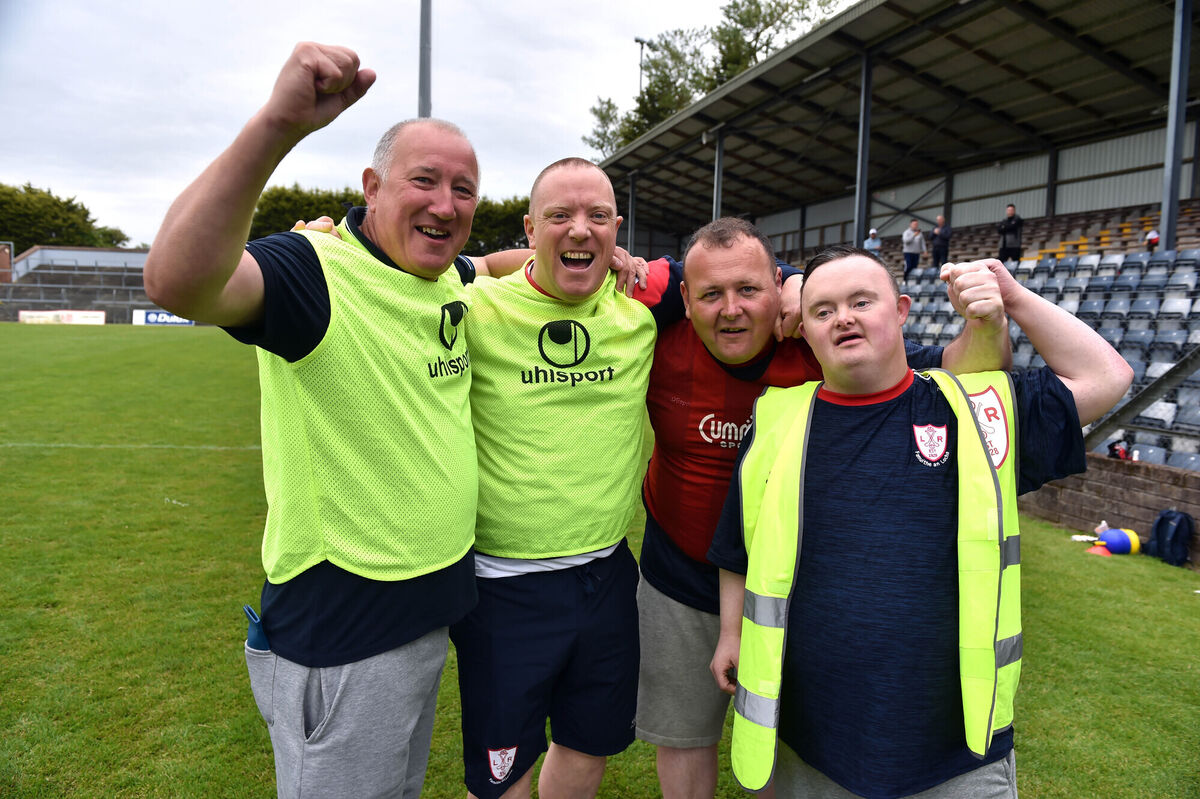 Lough Rovers manager Noel O'Connor (second right) and selectors Mossy Holland, Timmy McCarthy and Darren O'Connor after defeating Freemount. Picture: Eddie O'Hare Lough Rovers manager Noel O'Connor (second right) and selectors Mossy Holland, Timmy McCarthy and Darren O'Connor after defeating Freemount. Picture: Eddie O'Hare