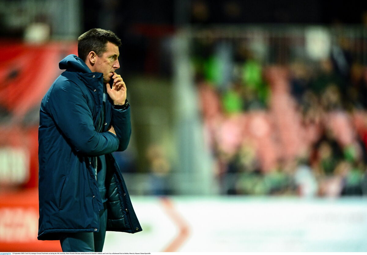Cork City manager Gerard Nash. Picture: Shauna Clinton/Sportsfile Cork City manager Gerard Nash. Picture: Shauna Clinton/Sportsfile