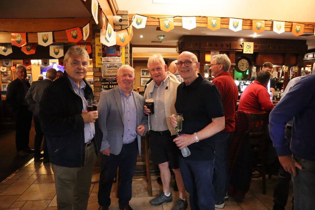 Pictured at the St Finbarr's 50th-anniversary celebrations were Gerry Murphy, Tom Cooke, Pat Barrett and Joe Goggin.