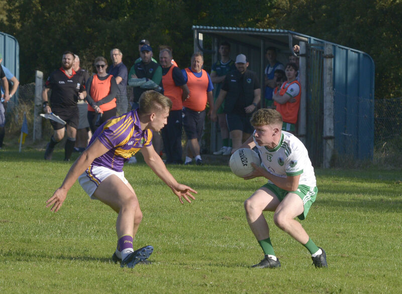 Inniscarra's Liam O'Connor in action for Muskerry this year against Carbery. Picture: Denis Boyle