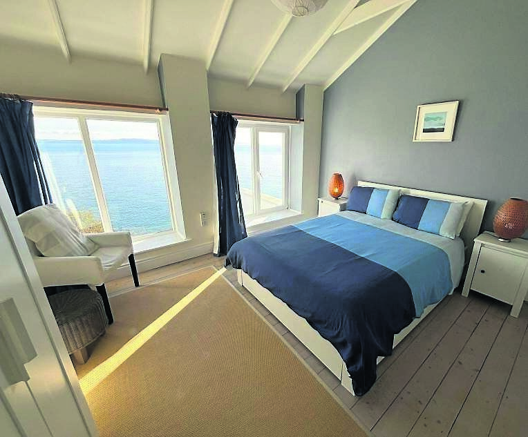 One of the views from the accommodation rooms at the centre